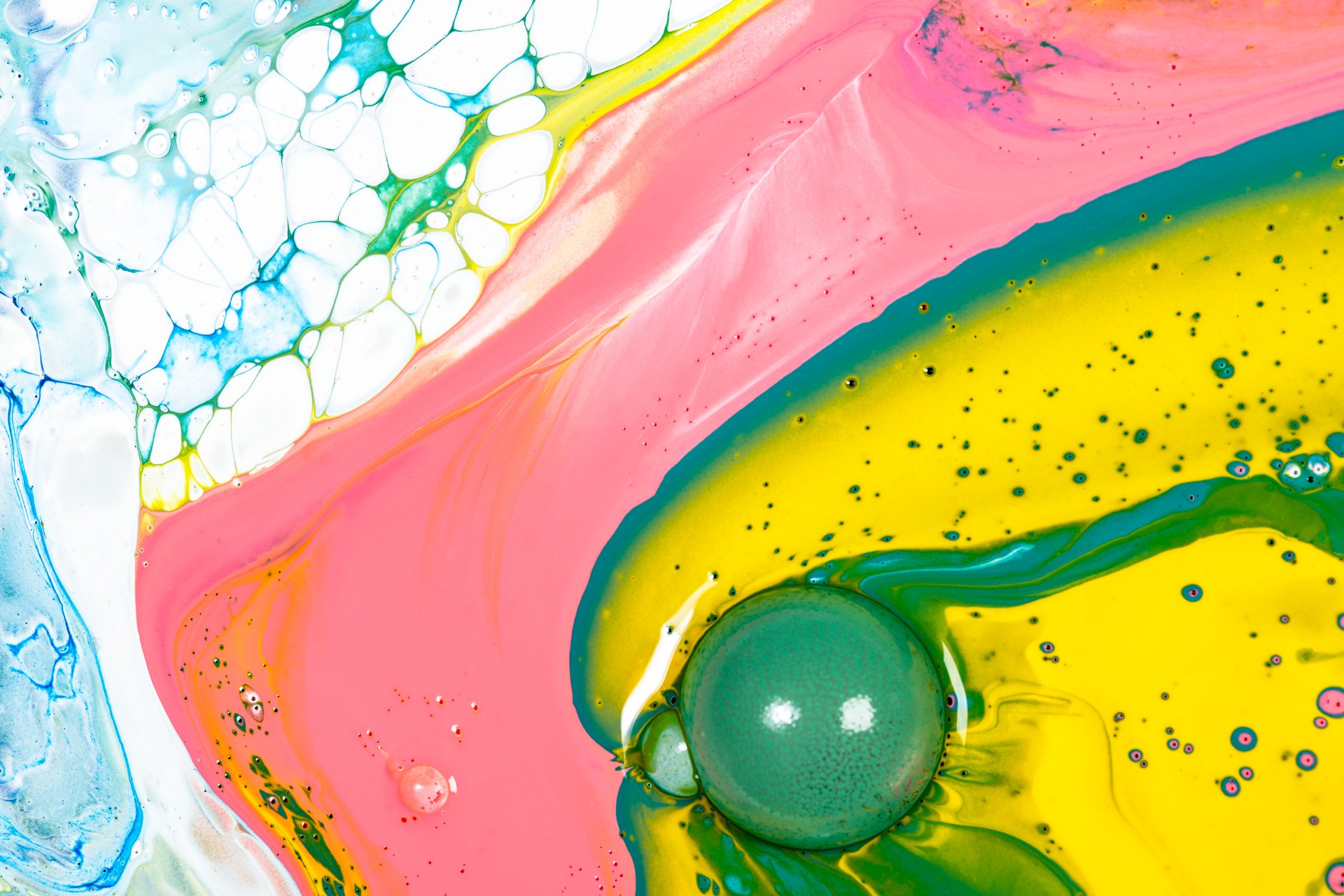 Farbige Liquid-Marble-Textur