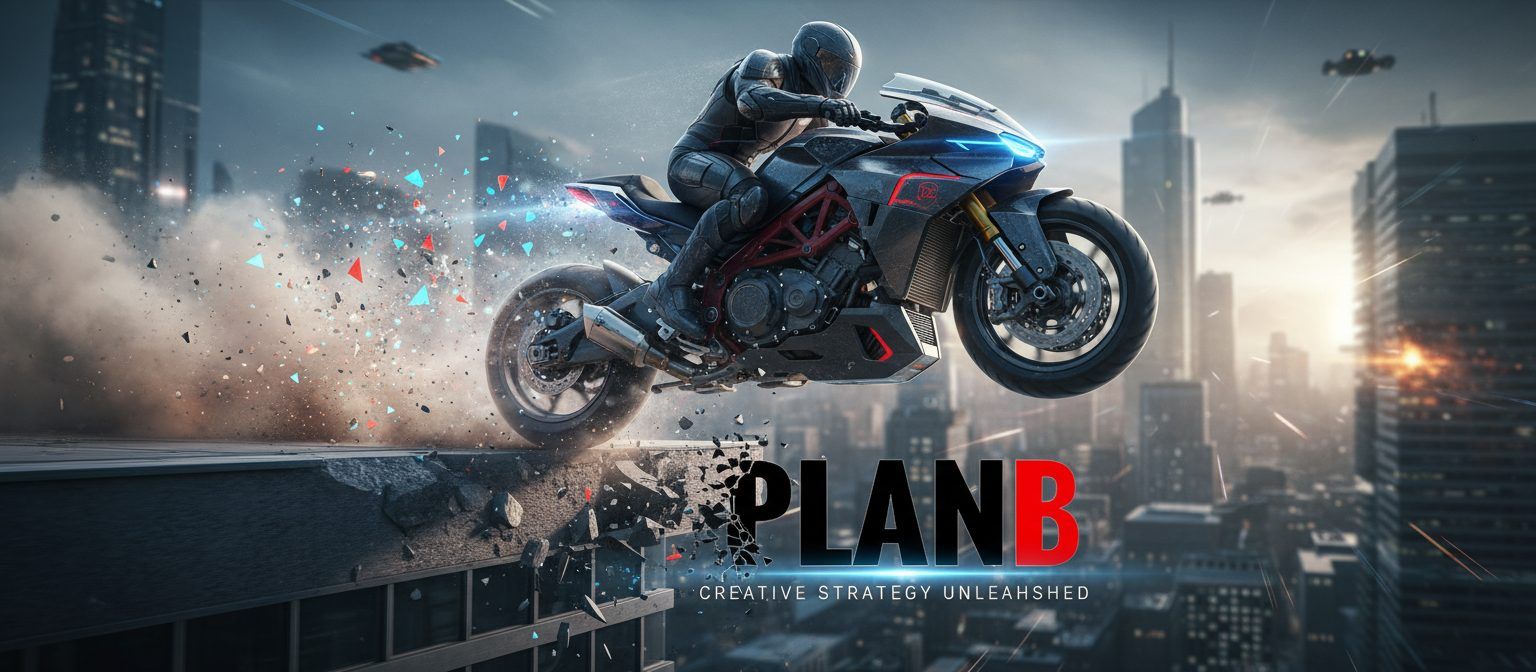 Motorrad-Stunt — Creative Strategy Unleashed